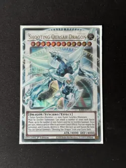 Shooting Quasar Dragon Yu-Gi-Oh! RA05-EN143 1st Ultra Rare OVERFRAME - Image 1
