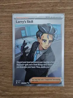 Larry's Skill 139/131 Ultra Rare Holo Card - Pokemon Prismatic Evolutions NM - Image 1