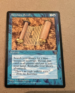 Merchant Scroll - Homelands - MTG - Magic the Gathering - Image 1