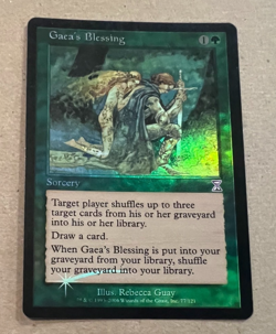 Foil - Gaea's Blessing - Time Spiral - TImeshifted - MTG - Magic the Gathering - Image 2