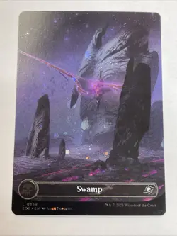 Swamp (0369) (Borderless) (Galaxy Foil) Edge of Eternities Foil - Image 1