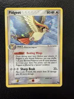 Pokemon TCG Pidgeot Rare POP Series 2 2/17 LP With Swirl🌀 - Image 1