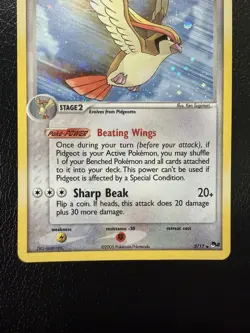 Pokemon TCG Pidgeot Rare POP Series 2 2/17 LP With Swirl🌀 - Image 3