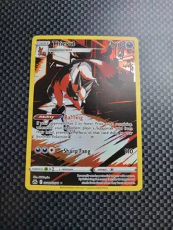 Pokemon TCG Crown Zenith Thievul GG17/GG70 Full Art Ultra Rare Holo NM 2023 - Image 1