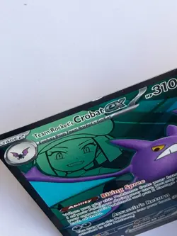 Pokemon Team Rocket's Crobat Ex Ultra Rare Holo Destined Rivals 217/182 LP - Image 3