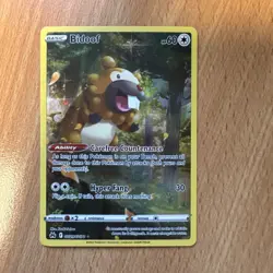 Bidoof GG29/GG70 Crown Zenith Galarian Gallery Pokemon Trainer Gallery Rare NM - Image 1