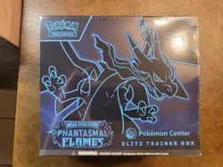 Phantasmal Flames Pokemon Center ETB Elite Trainer Box Sealed - Image 1