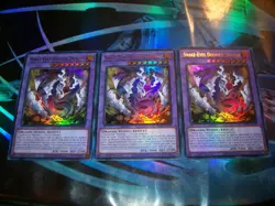 3x Snake-Eyes Doomed Dragon 1st Edition Ultra Rare RA05-EN039 Yu-Gi-Oh! - Image 1
