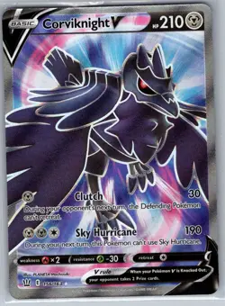 Corviknight V (Full Art) 156/163 SWSH05: Battle Styles - Pokemon Card - NM - Image 1