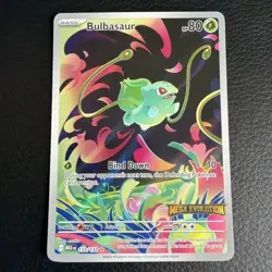 Pokemon Card Bulbasaur 133/132 Mega Evolutions STAMPED Near Mint - Image 1