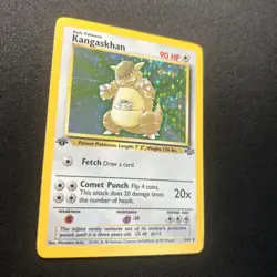 Pokemon Card Kangaskhan 5/64 Holo Rare Jungle 1st Edition Great Condition - Image 4