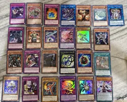 YUGIOH! 25 Card ALL HOLO Foil Collection Lot! Super, Ultra, Secrets HOLO NM LOOK - Image 1
