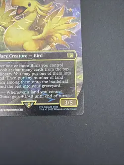 Choco, Seeker of Paradise MTG (Borderless) (Chocobo Track Foil) Final Fantasy - Image 2