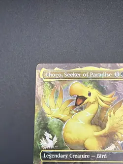 Choco, Seeker of Paradise MTG (Borderless) (Chocobo Track Foil) Final Fantasy - Image 4