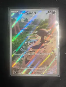 Pokemon TCG Paldean Wooper 102/094 Illustration Rare Phantasmal Flames NM/M - Image 1