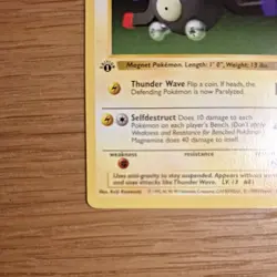 Magnemite 1st Edition Base Set 53/102 WOTC Vintage Pokemon Original 1999 - Image 4