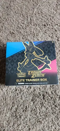 Pokemon TCG Crown Zenith ETB Elite Trainer Box Factory Sealed New 2023 English! - Image 1