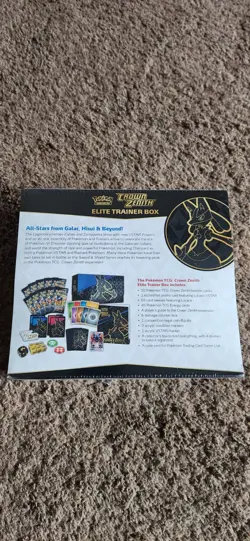 Pokemon TCG Crown Zenith ETB Elite Trainer Box Factory Sealed New 2023 English! - Image 2