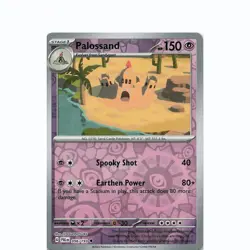 Palossand 096/193 Uncommon Paldea Evolved Pokemon Reverse Holo Near Mint - Image 1