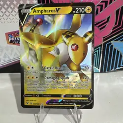 Ampharos V 049/185 Full Art Ultra Rare Pokemon TCG Vivid Voltage Near Mint - Image 1