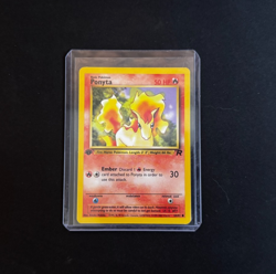 Pokemon Card Team Rocket 1st Edition Regular Finish Ponyta 64/82 NM-MT - Image 1