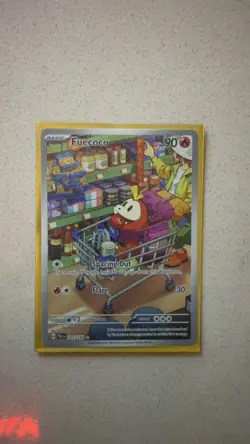 Pokemon TCG Fuecoco Scarlet & Violet Full Art Mint Black Star Holo Card 201/193 - Image 3