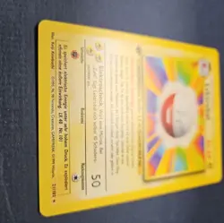 LEKTROBAL UNPLAYED 1999 GERMAN POKEMON 1ST ED BASE SET RARE CARD 21/102 - Image 2