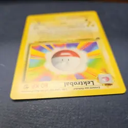 LEKTROBAL UNPLAYED 1999 GERMAN POKEMON 1ST ED BASE SET RARE CARD 21/102 - Image 3