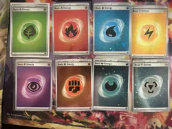 Pokemon TCG Scarlet & Violet 151 Reverse Holo Energy Cards Bundle Full Set Swirl - Image 1