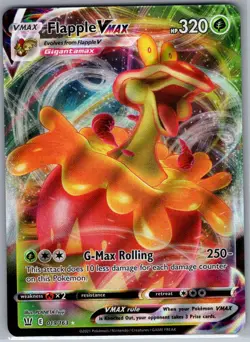 Flapple VMAX 019/163 SWSH05: Battle Styles - Pokemon Card - NM - Image 1