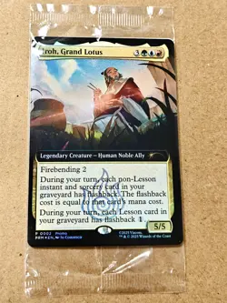 SEALED Iroh, Grand Lotus Extended Art ✨Foil✨ Box Lunch Promo 0002 MTG - Image 1