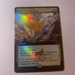Splatter Technique (Extended Art) Secrets of Strixhaven Foil - Image 1