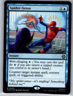 Spider-Sense 46 Marvel's Spider-Man - Magic The Gathering MTG - NM - Image 1
