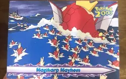 2000 TOPPS POKEMON #20 MAGIKARP MAYHEM Vintage Pokemon Card BLUE LABEL - Image 1