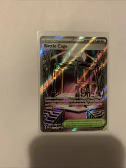 Pokemon TCG Holo Ultra Rare Full Art Battle Cage 116/094 - Image 1