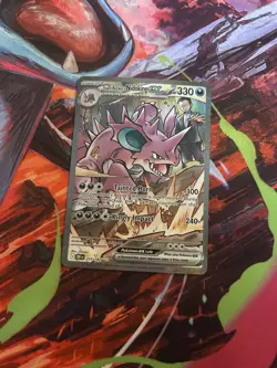 Pokemon TCG Team Rockets Nidoking EX 233/182 Destined Rivals - Image 1