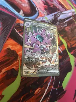 Pokemon TCG Team Rockets Nidoking EX 233/182 Destined Rivals - Image 2