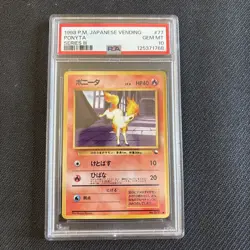 PSA 10 Pokemon 1998 Japanese Vending Series 3 Ponyta #77 - Image 1