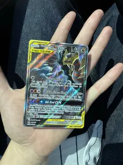 Pokemon Garchomp and Giratina GX SM193 Black Star Promo Card - Image 1