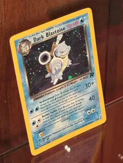 Pokemon - Dark Blastoise - Holographic Rare - Team Rocket Set - 3/82–SWIRL - Image 3