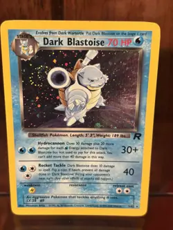 Pokemon - Dark Blastoise - Holographic Rare - Team Rocket Set - 3/82–SWIRL - Image 5