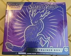 Pokemon TCG Scarlet and Violet Base Elite Trainer Box ETB Miraidon SEALED NEW 820650853418 - Image 1