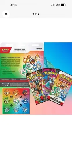 Pokemon TCG First Partner Illustration Collection Series 1 - Lot of 8 - Image 3