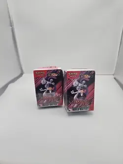 Pokemon Destined Rivals Build and Battle Box Factory Sealed Ships Fast LOT OF 2 - Image 1