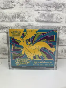 Pokemon Center Ascended Heroes ETB Elite Trainer Box & Acrylic Case - New Sealed - Image 1