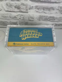 Pokemon Center Ascended Heroes ETB Elite Trainer Box & Acrylic Case - New Sealed - Image 5
