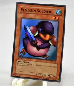 Yugioh Penguin Soldier Super Rare 1st Ed. SDJ-022 NM/MINT - Image 3