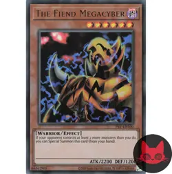 Yugioh The Fiend Megacyber PSV-EN100 Reprint Ultra Rare NM - Image 1