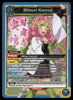 Mitsuri Kanroji UEX05BT/KMY-3-034 SR Holo Union Arena Demon Slayer Vol 2 NM/MNT - Image 1