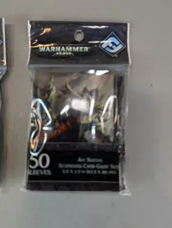 WARHAMMER 40K CARD SLEEVES: ART SLEEVES Deck Protector FANTASY FLIGHT GAMES Lot - Image 3